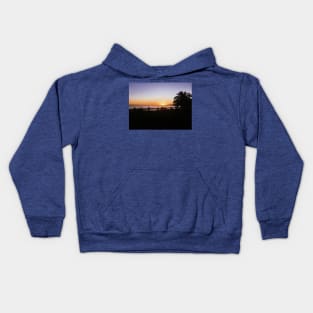 Beautiful Santa Monica Sunset. California Kids Hoodie